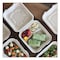 World Centric Fiber Hinged Containers, 3-Compartment, 8.8 x 8.2 x 2.9, Natural, Paper, 300PK TO-SC-U8T-LFP - alternate 4